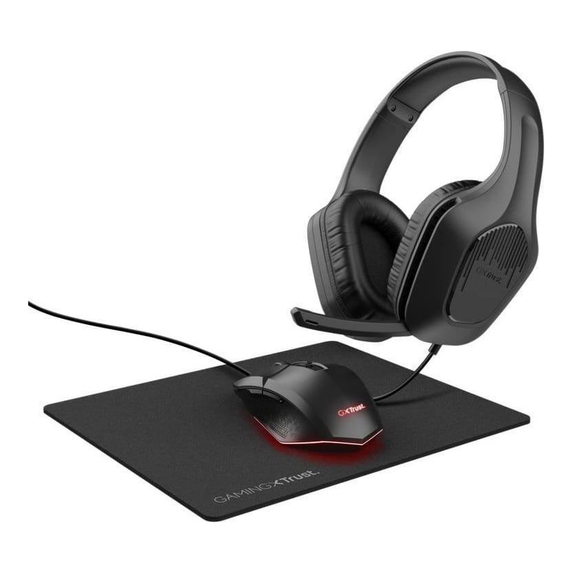 Kit Trust GXT790 TRIDOX 3-IN-1, negru