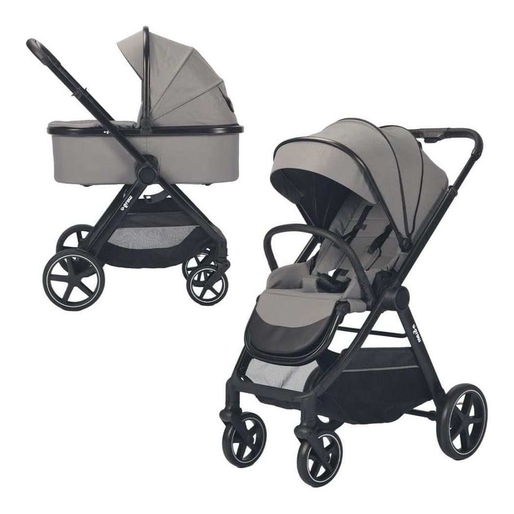 Carucior 2in1 SmartFold, dark grey, U-Grow