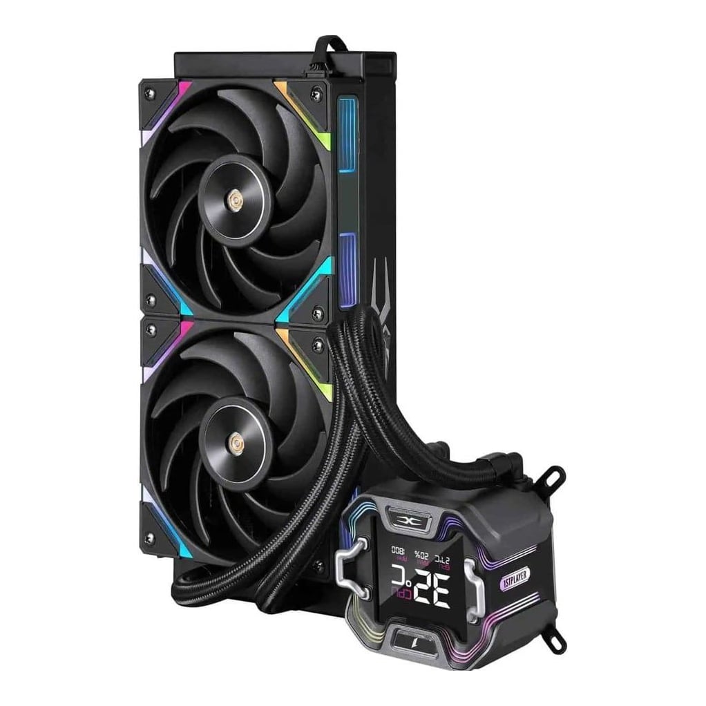 1st PLAYER Cooler Procesor 1stPlayer X-Starship 240E, Lichid, 12 cm, 2 ventilatoare, aRGB