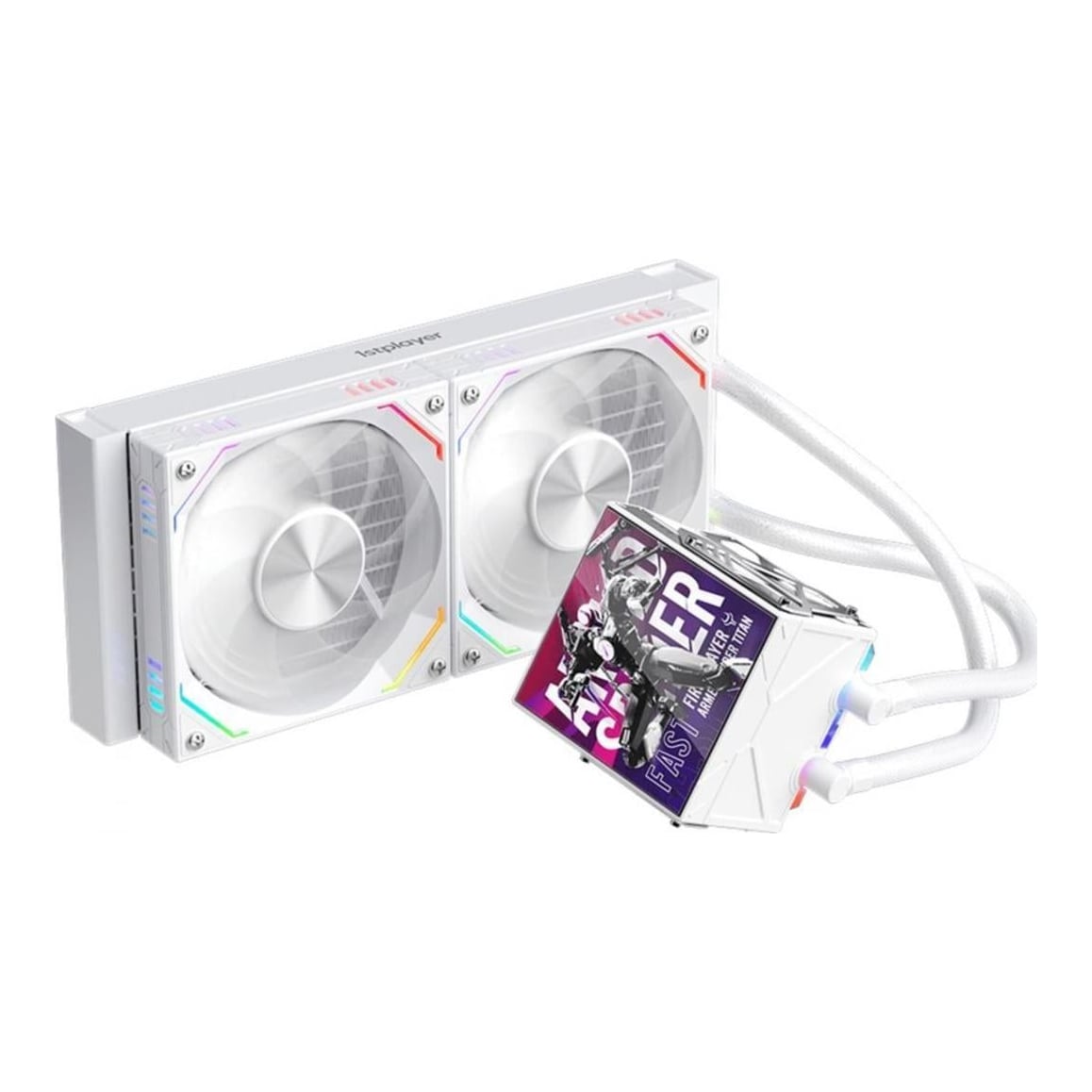 1st PLAYER Cooler Procesor 1stPlayer FT 240-wh, Lichid, 12 cm, 2 ventilatoare, aRGB