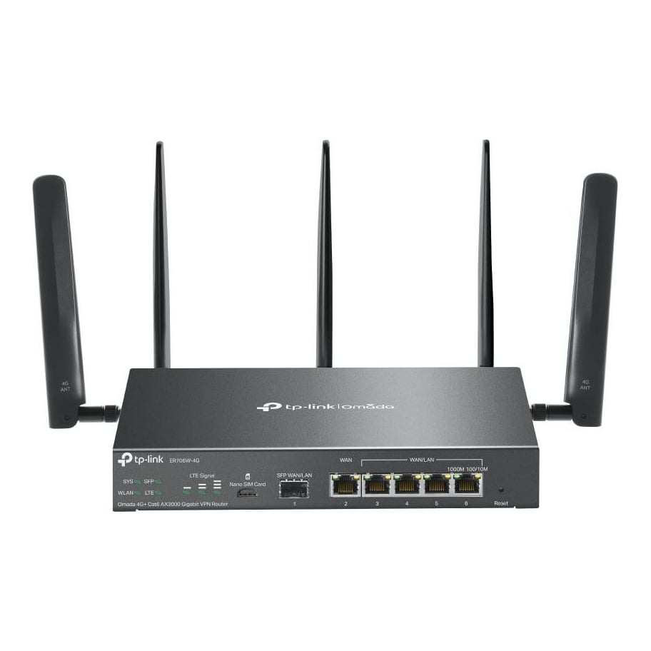 TP-Link Tpl AX3000 WAN Vpn Router ER706W-4G