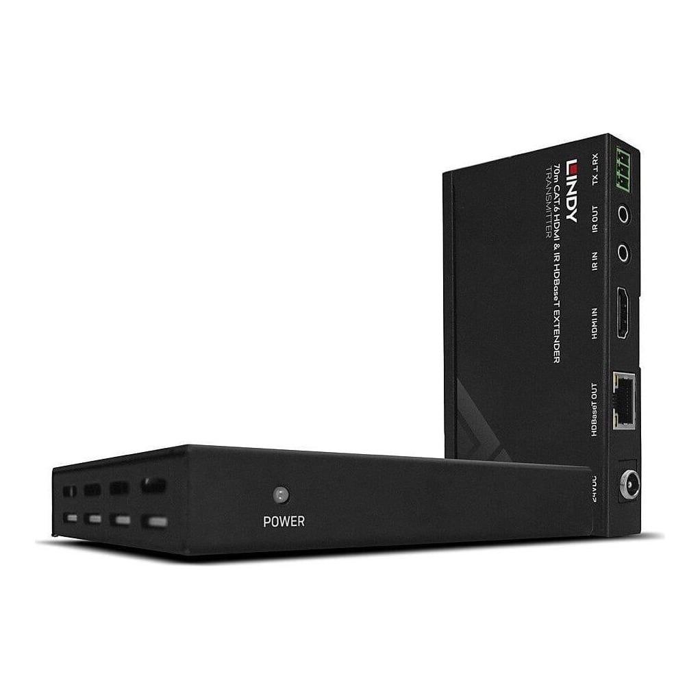 Extender HDMI & IR Lindy 70m C6 HDBaseT with PoC