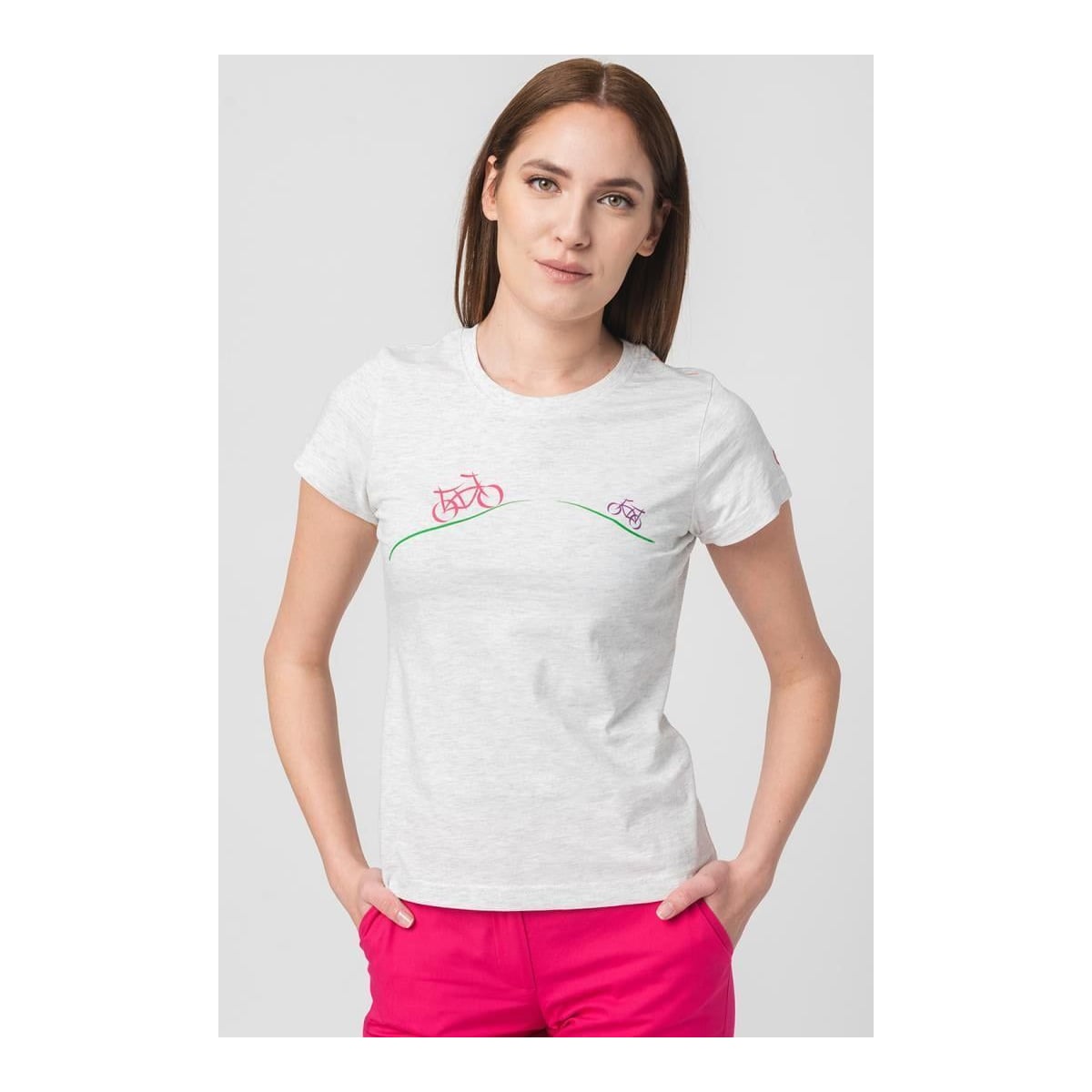 PEGAS Tricou Casual Biciclete Familie Femei Li