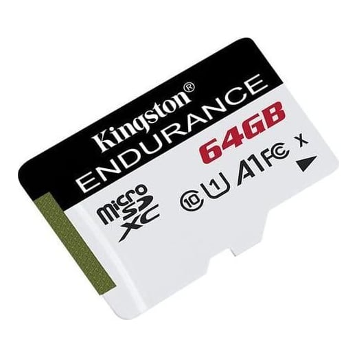 Card de Memorie Micro SDXC Kingston High Endurance, 64GB, Adaptor SD, Class 10