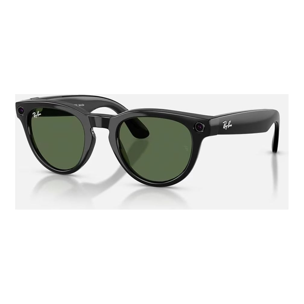 RAYBAN Ray-Ban Meta Headliner Gen 2 Low Bridge Fit Shiny Black G-15 Green 51-23
