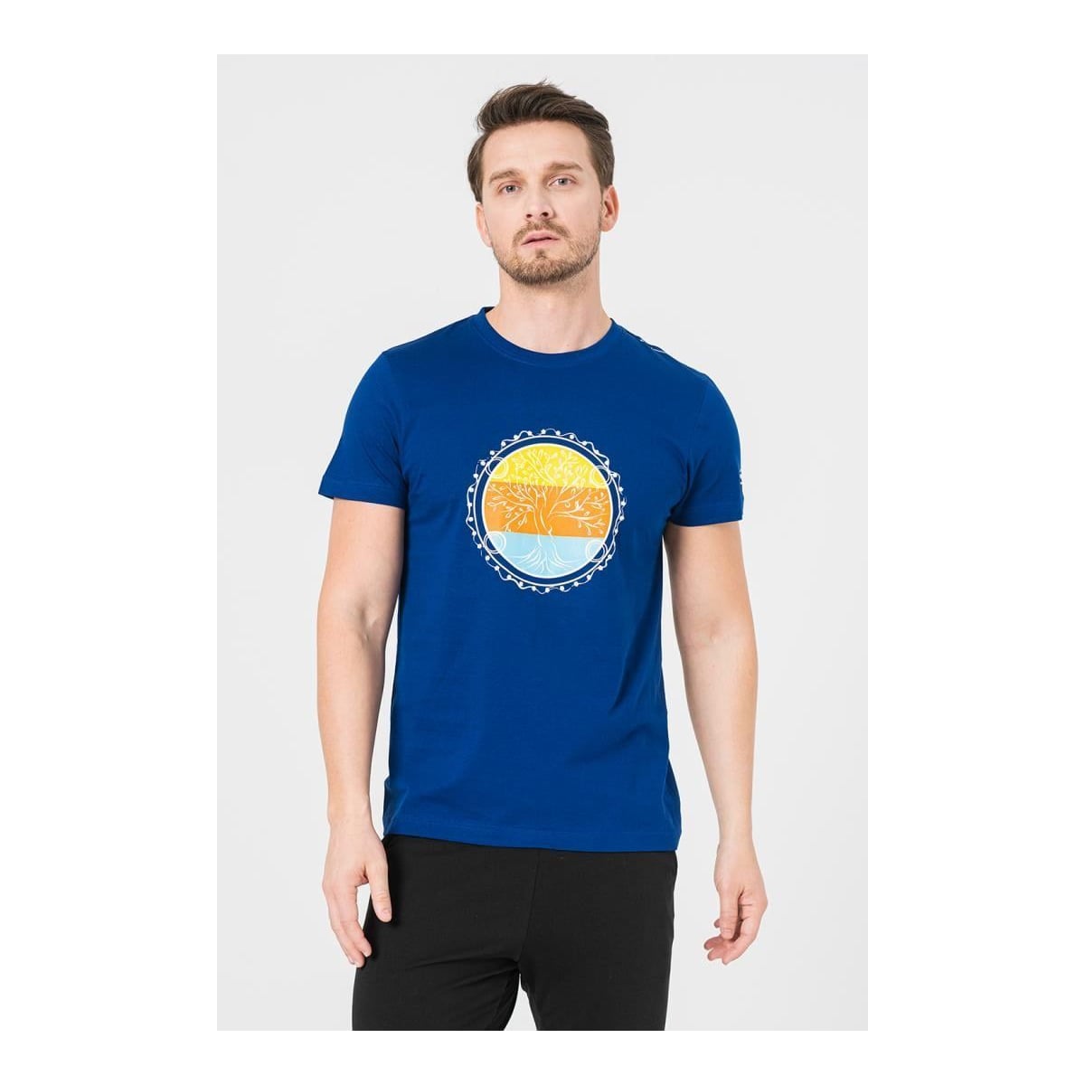 PEGAS Tricou Roata Familie Barbati Royal Bl