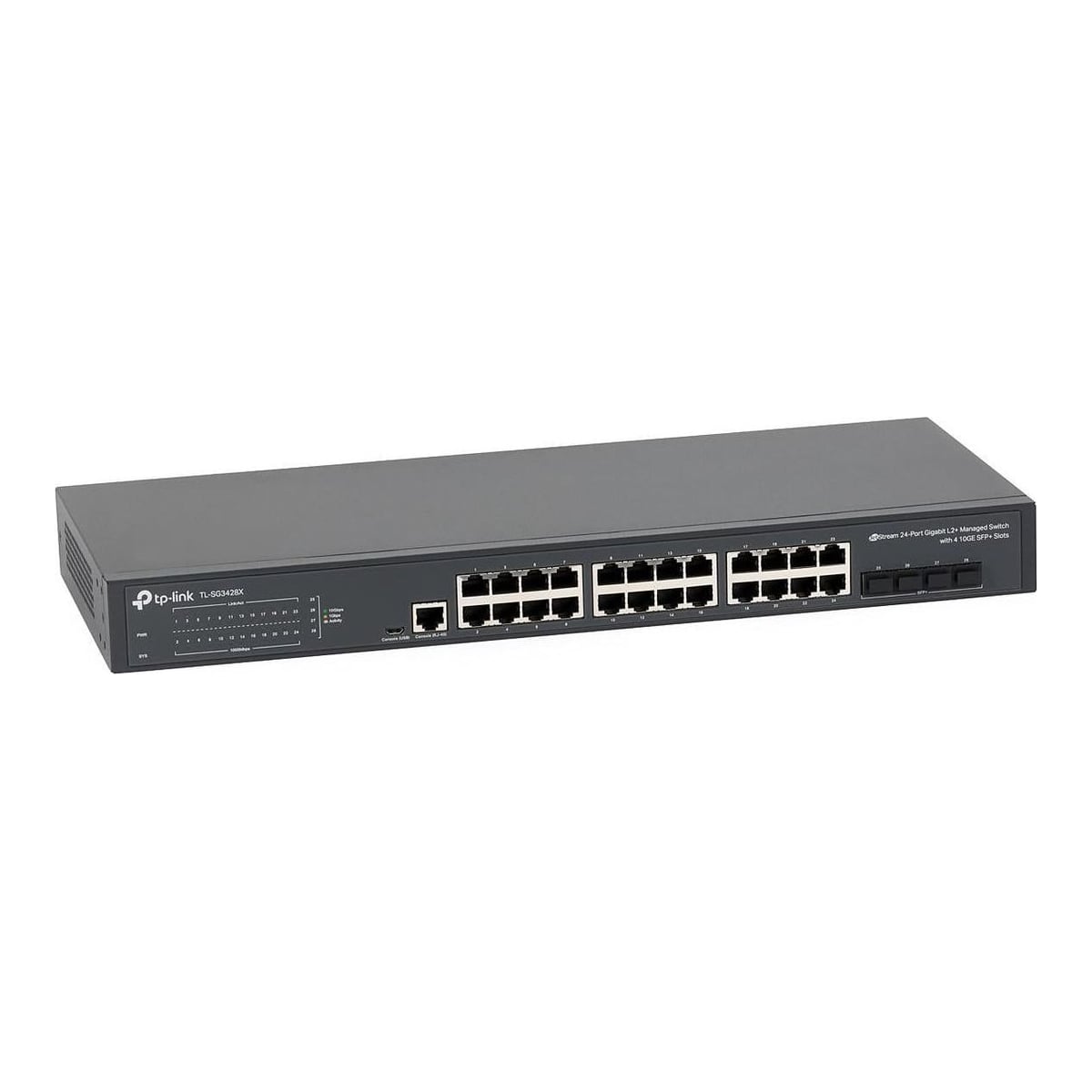 TP-Link Tpl Sw 24P-GB 4 10GE SFP L2 Managed