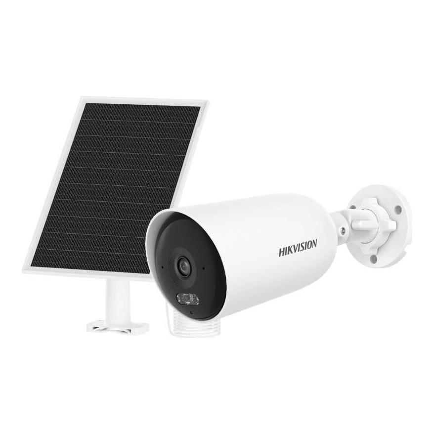 Camera de supraveghere IP Bullet 4MP 4G Hikvision DS-2CFS04/4G(2.8MM), lentila fixa: 2.8mm, iluminare min: Color: 0.005 Lux @ (F1.6, AGC ON) cu lumina alba: 30m, IR: 30m, microfon incorporat, difuzor incorporat, slot card de memorie: microSD/microSDHC/microSDXC maxim 512GB, alarma la evenimente