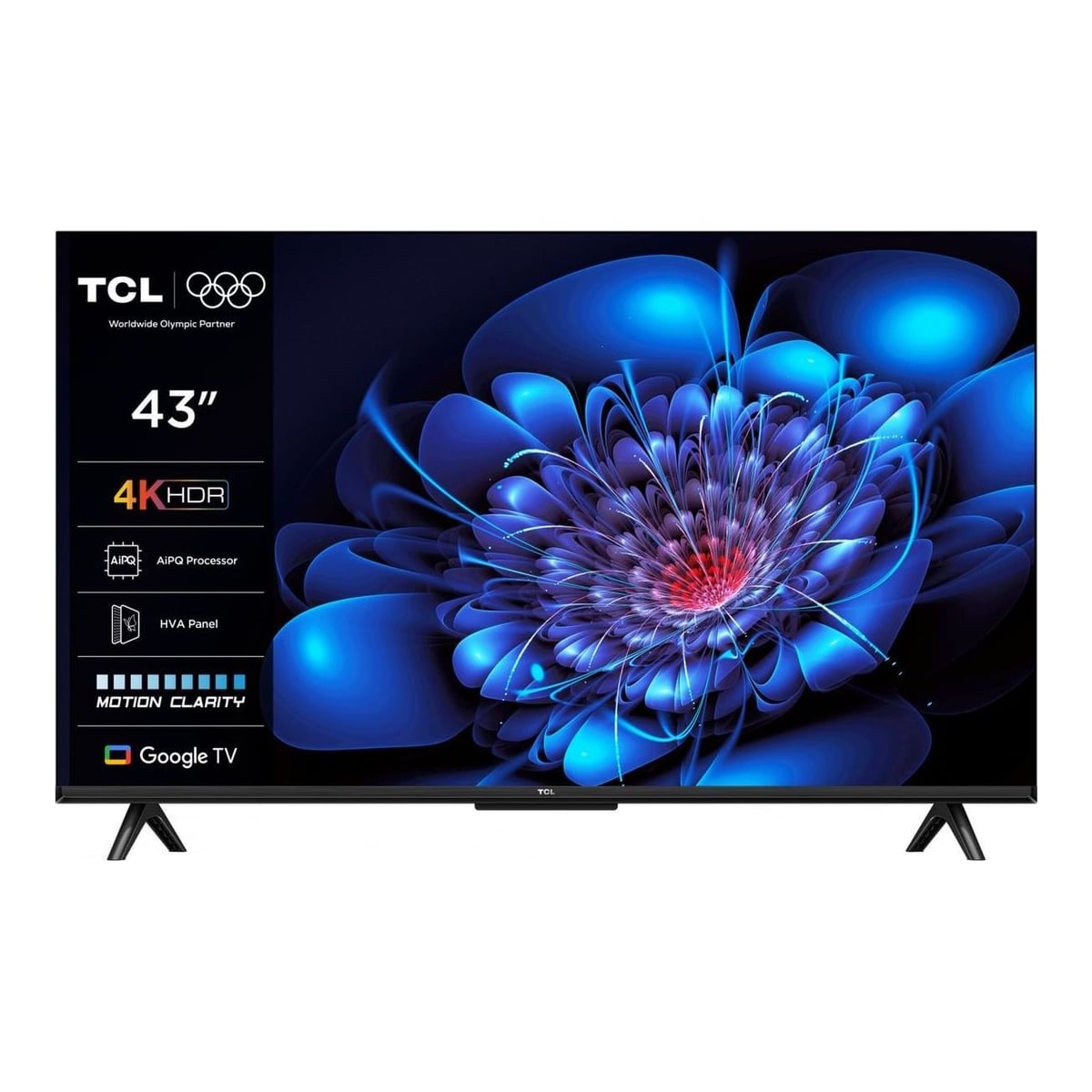 Televizor LED TCL 43P69K, 109 cm, 4K, Smart Google TV