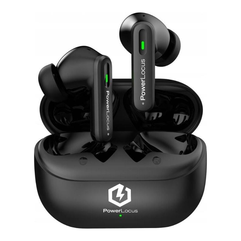 PowerLocus Casti True Wireless Bluetooth Fit ANC Black