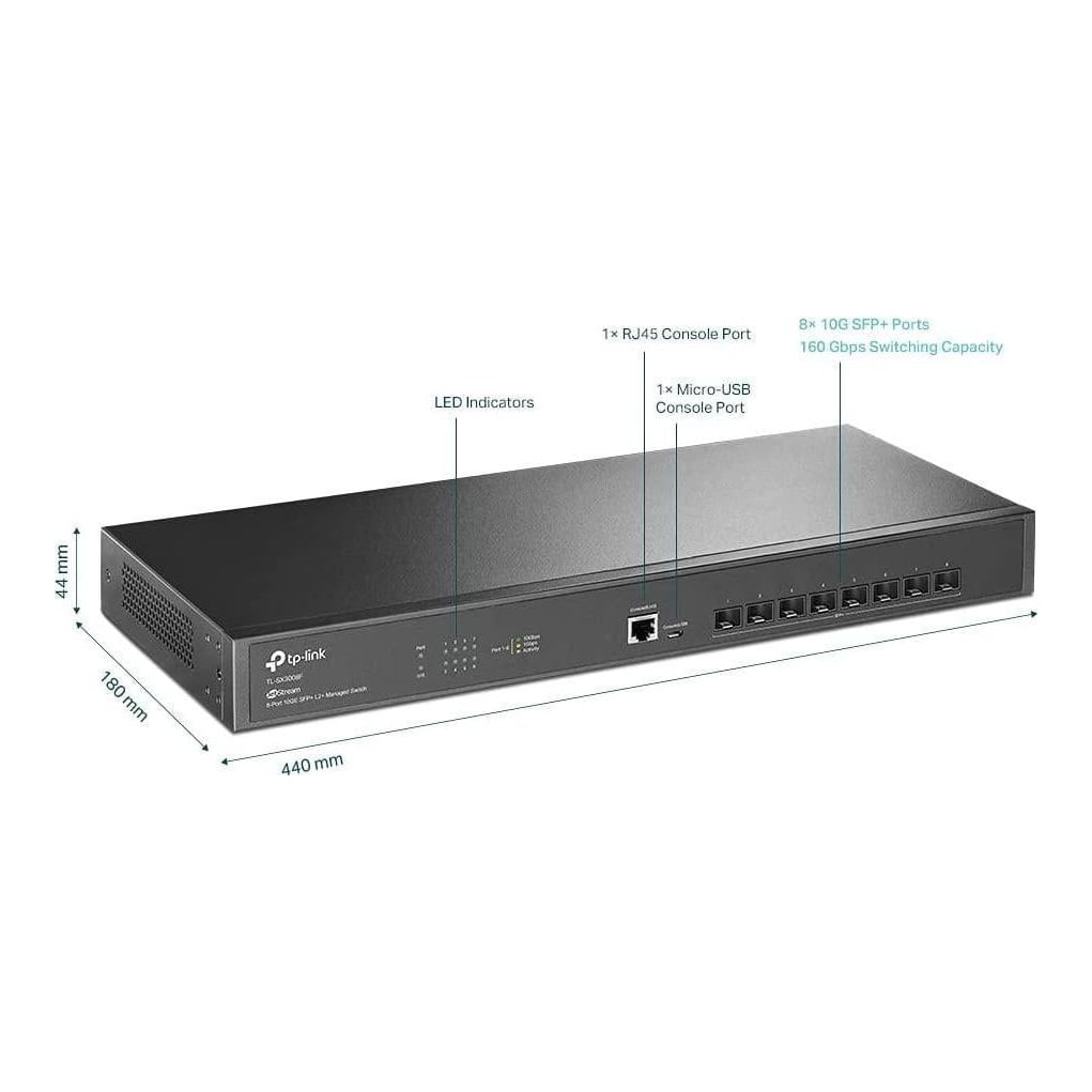 TP-Link Tpl Sw 8P 10G SFP L2 Managed