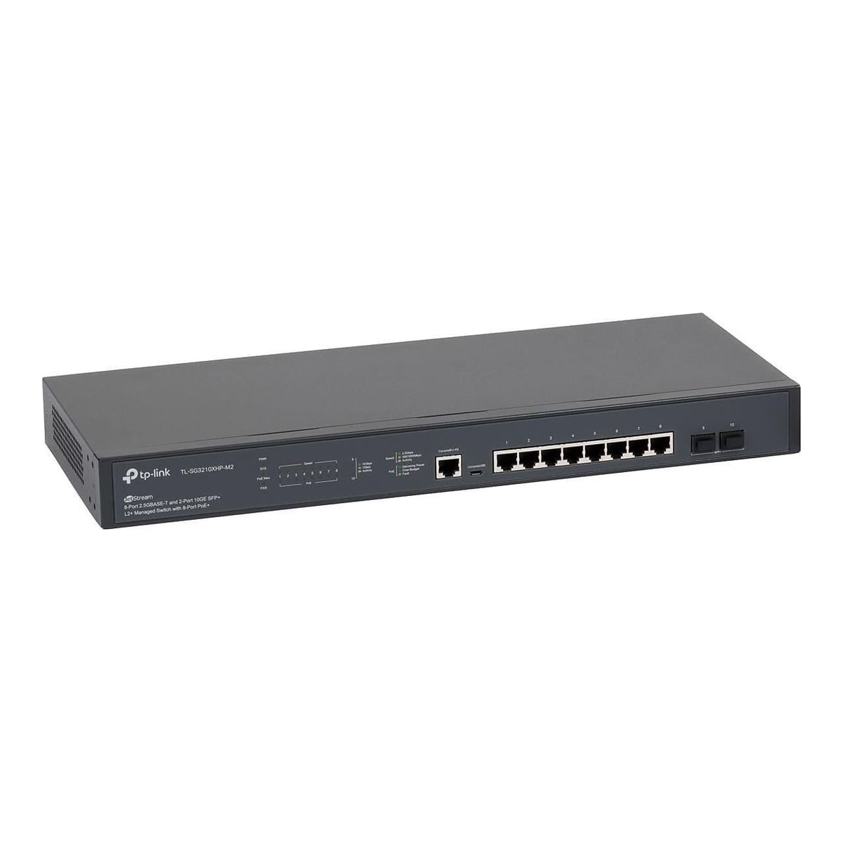 TP-Link Tpl Sw 8P-2.5G 2SFP L2 PoE SG3210XHP-M2