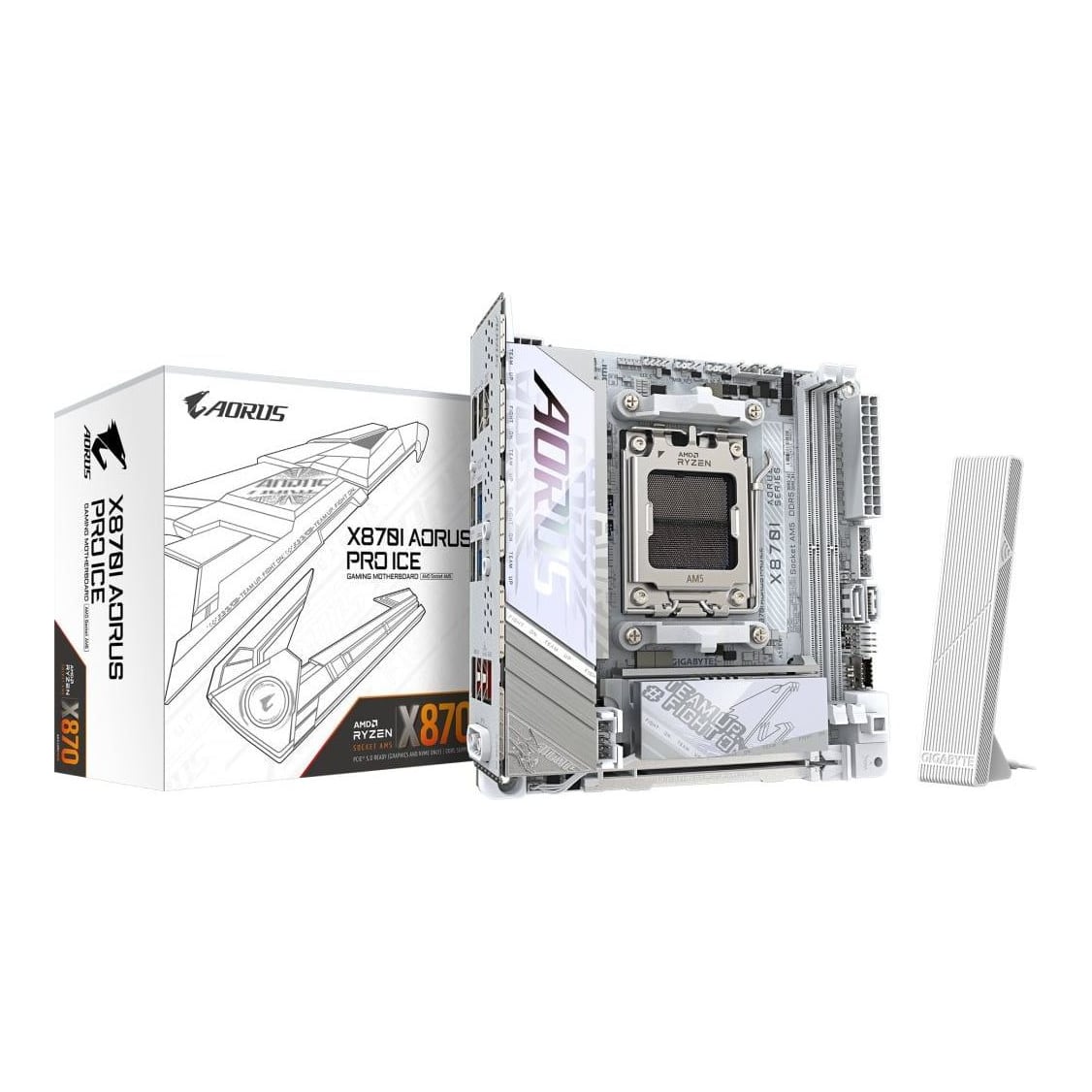 Placa de bază Gigabyte X870I AORUS PRO ICE AM5