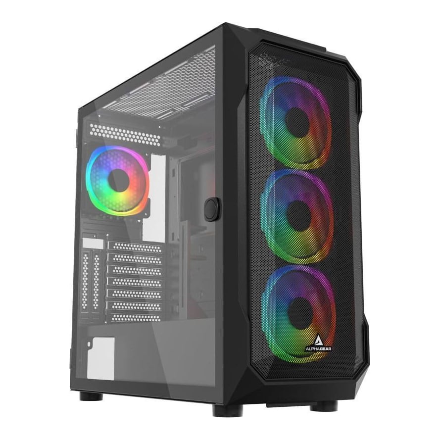 Carcasa ALPHAGEAR Artisan ARGB, Mid Tower, Black