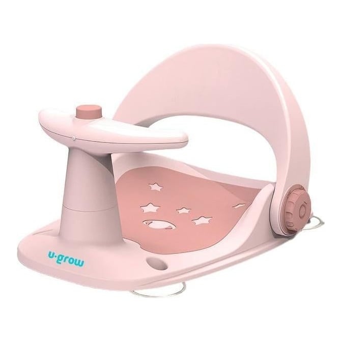 Scaun de baie bebe reglabil,roz, U-Grow