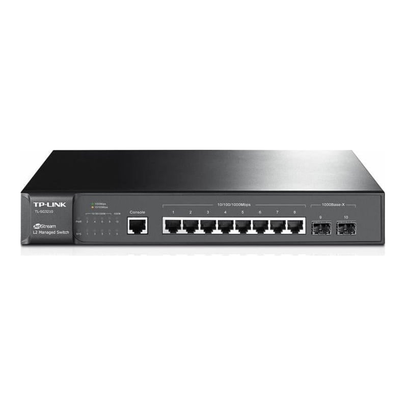 TP-Link Tpl Sw 8P-GB 2P-SFP L2 Mngd Rm