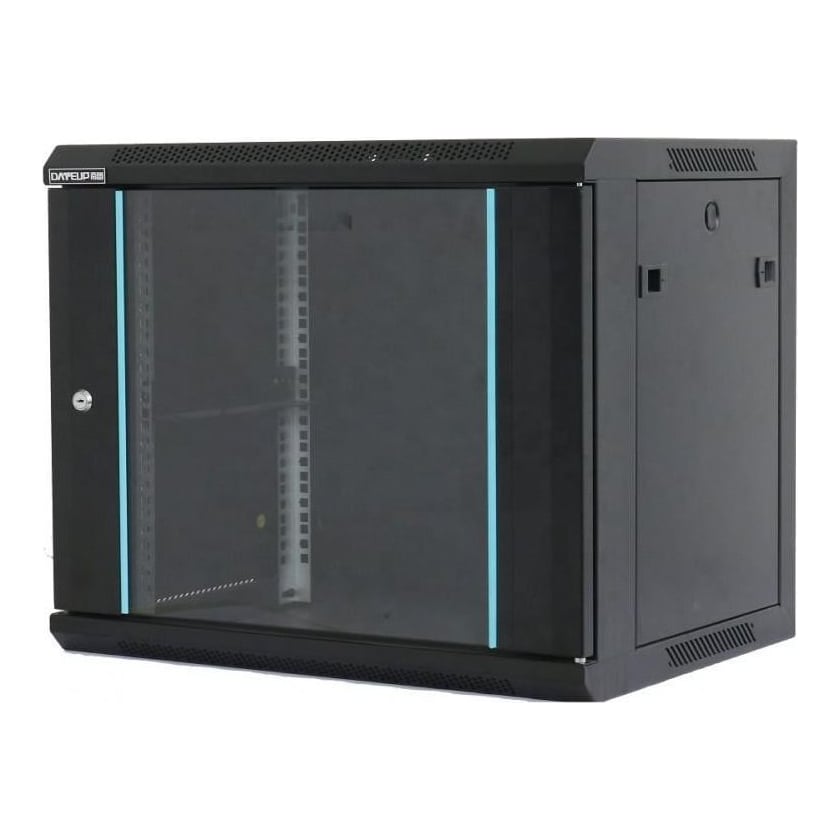 DATEUP Rack 15U 600X450 Montaj Perete Negru