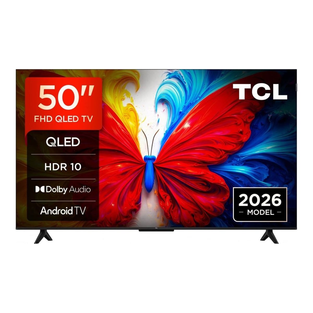 Televizor TCL QLED 50S5L, 126 cm, Smart Android TV, Full HD, Clasa F (Model 2026)