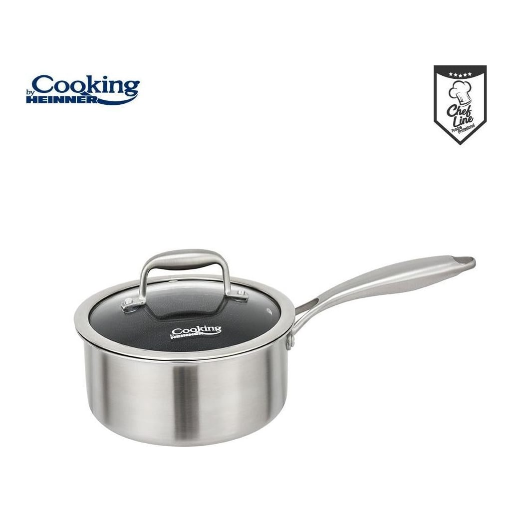 HEINNER Caserola Inox+capac 18X9CM,2L,TITANIUM3