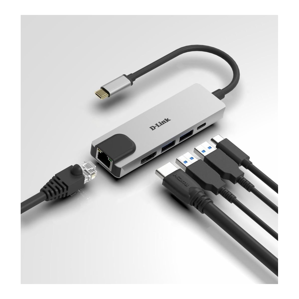 D-Link Dlink 5-IN-1 USB-C Hub DUB-M520