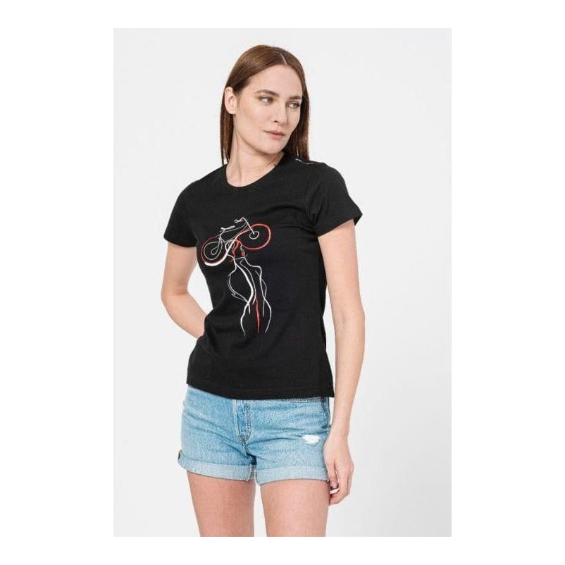 PEGAS Tshirt Casual F Doamna Cu... Black-xs