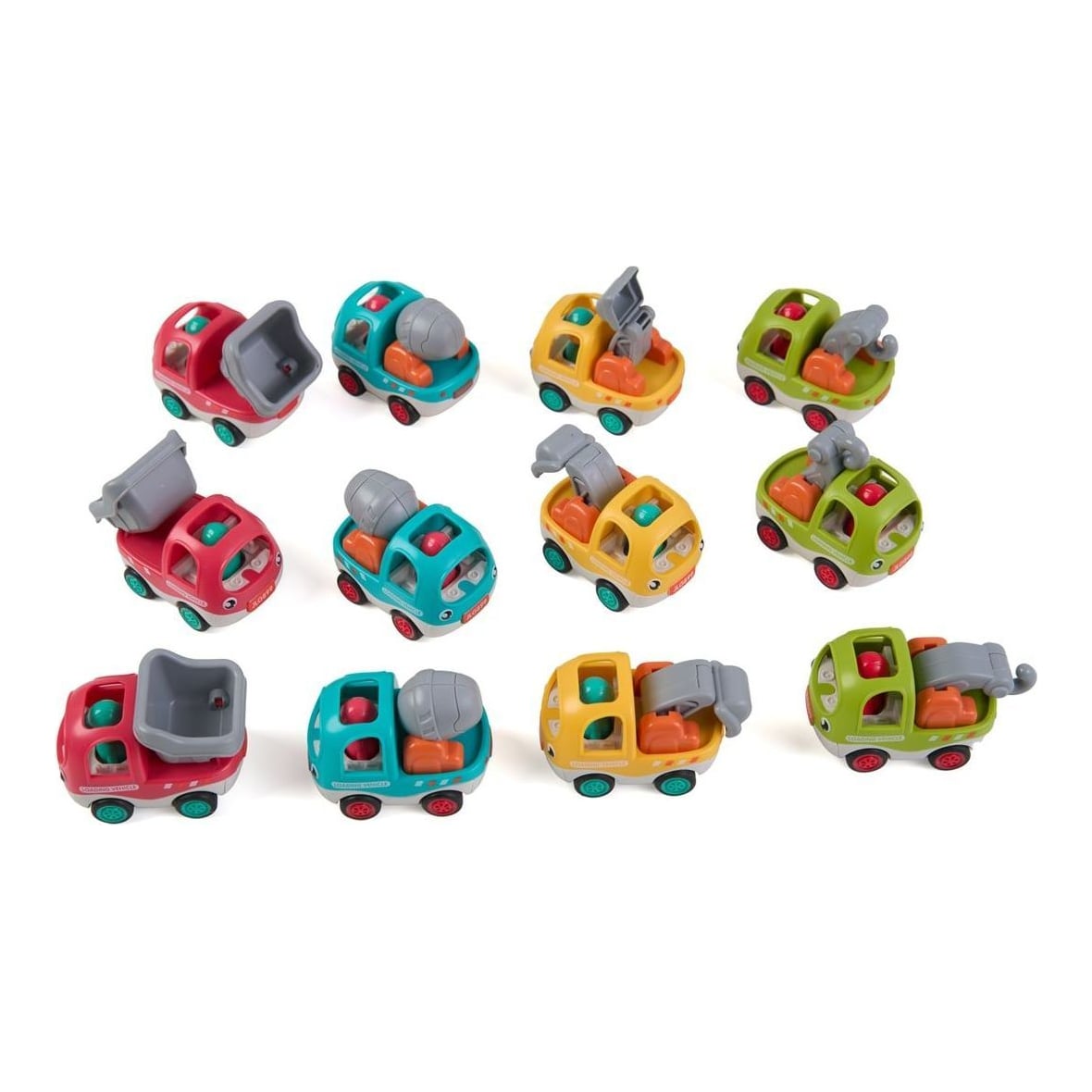 MomKi Masinuta Mini, Pull Back, Div.modele