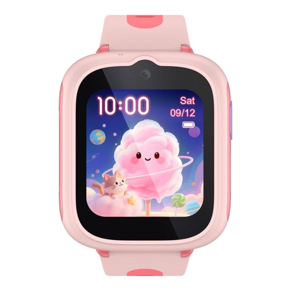 Ceas SmartWatch pentru copii TCL MOVETIME Kids Watch MT48, 1.68", 4G, GPS, IP68 2ATM, Camera 2MP, Cosmic Pink