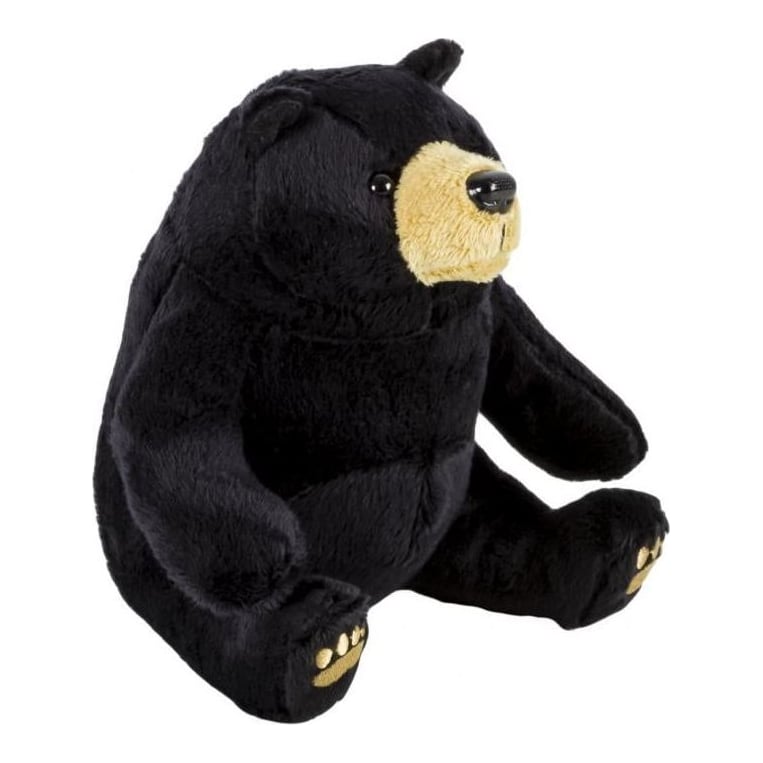 MomKi Pluș urs negru, 15 cm