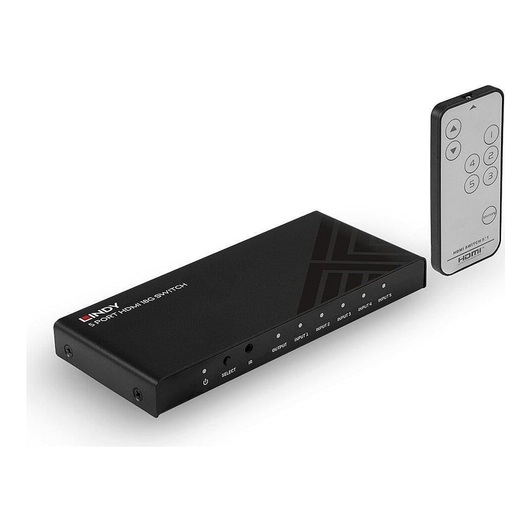 Lindy 5 Port HDMI 18G Switch