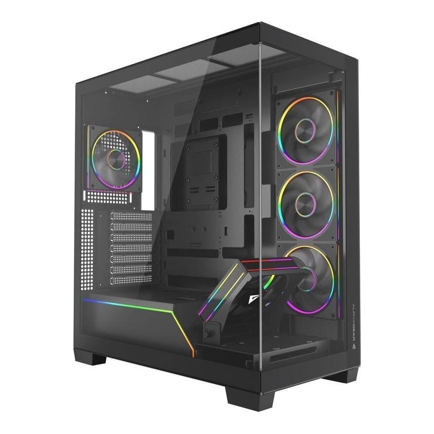 Carcasa ALPHAGEAR Mirage mark 3, RGB, Mid Tower, Black