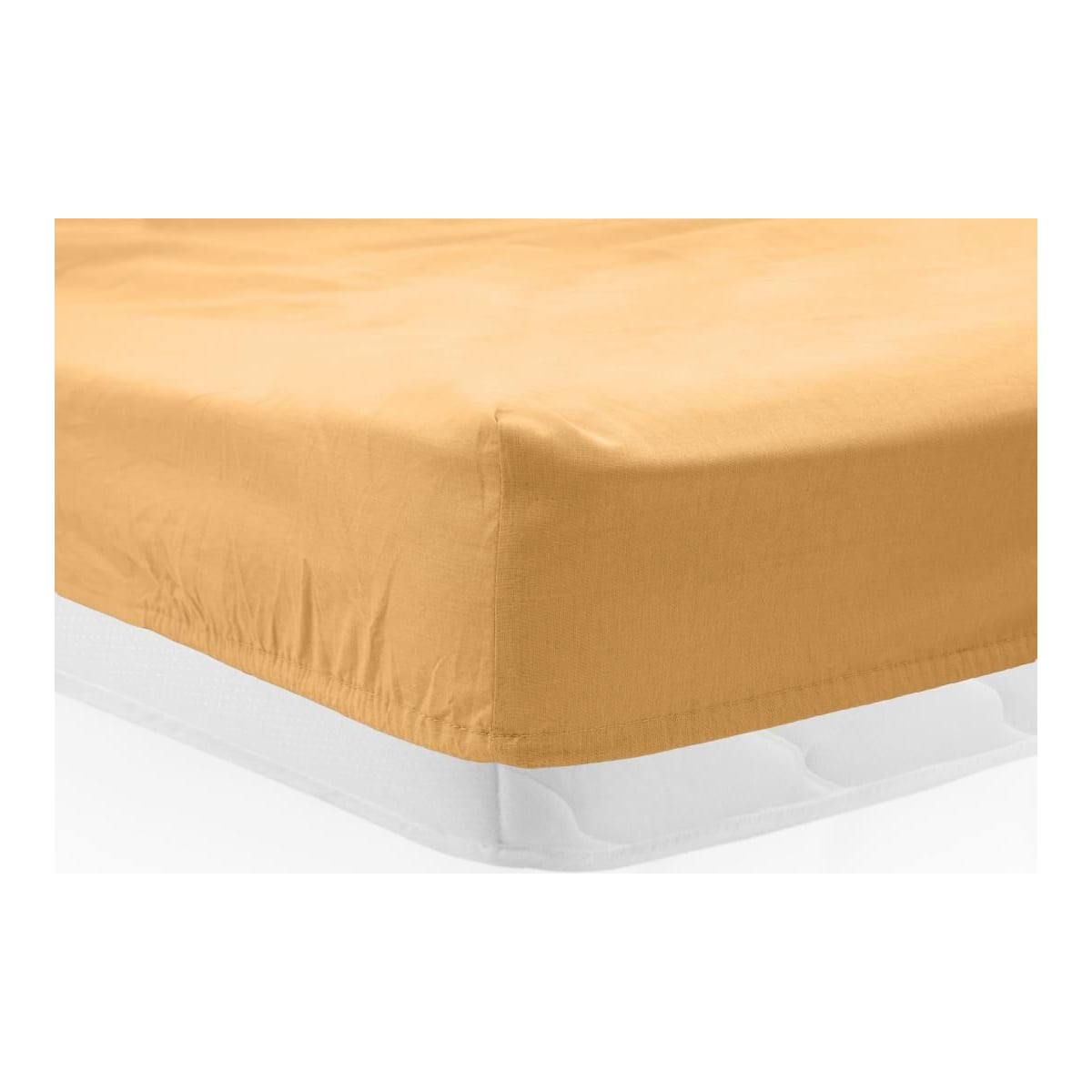 HEINNER Cearceaf Pat Cu Elastic 180X200 Cm Galben Pal