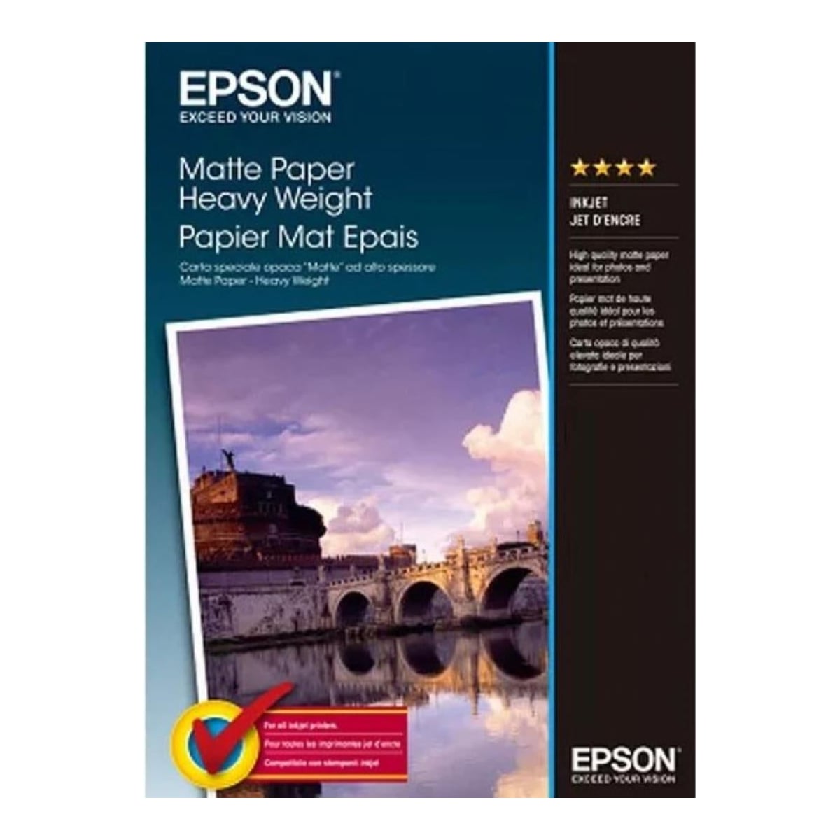 Epson A4 Matte Photo Paper 50SHEETS