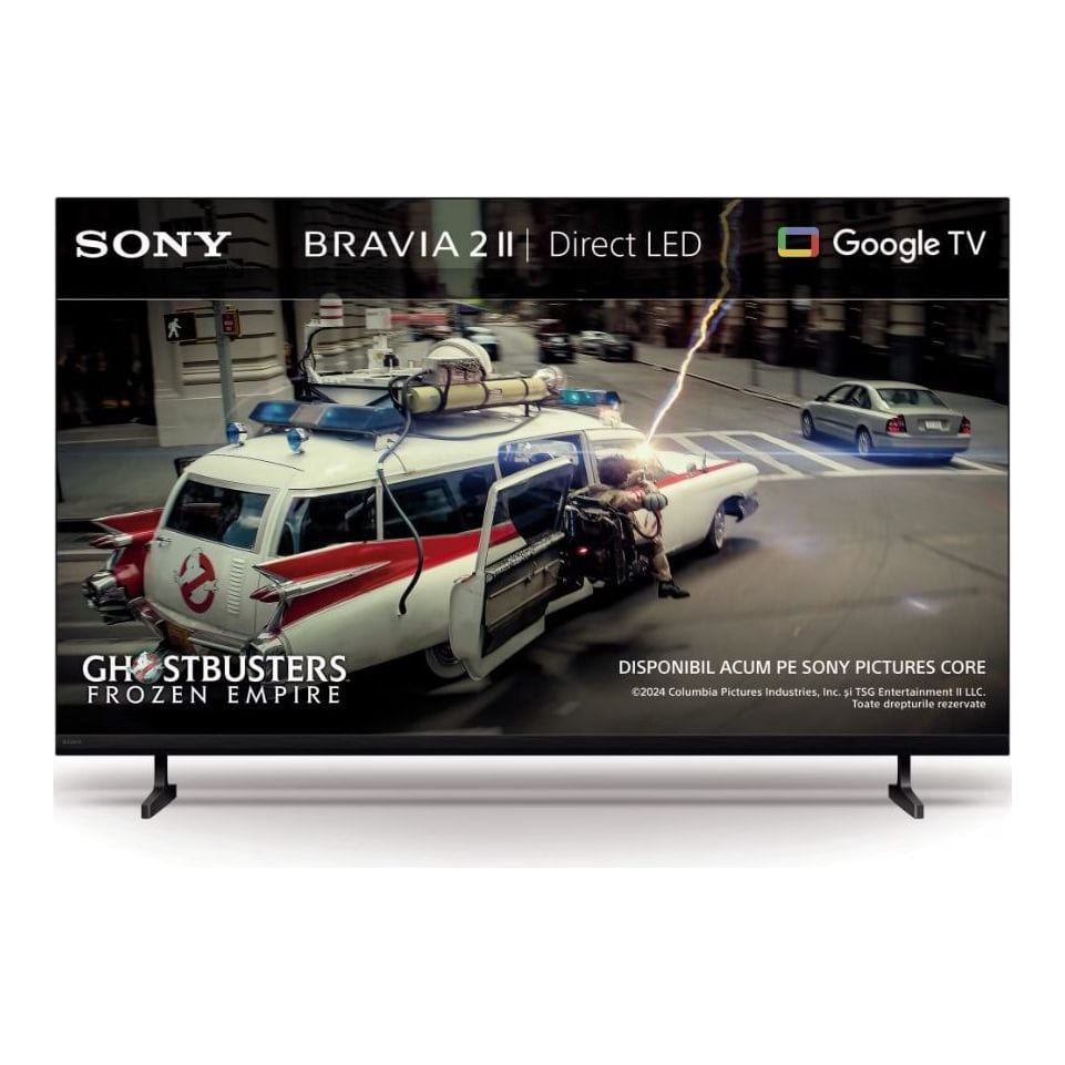 Televizor Sony BRAVIA 2 II LED 55S25M2, 139 cm, Smart Google TV, 4K Ultra HD, Clasa E (Model 2026)