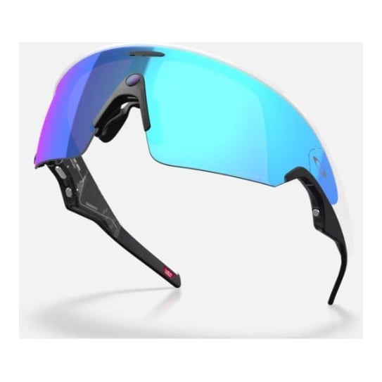 Oakley Meta Vanguard AI Glasses White/Prizm Sapphire