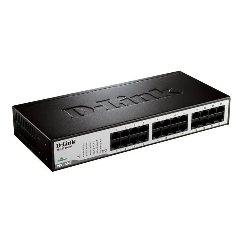 Switch D-Link DES-1024D, 24 porturi 10/100 Mbps