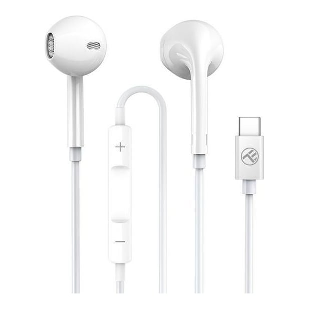 Casti cu fir Tellur Basic U In-Ear alb