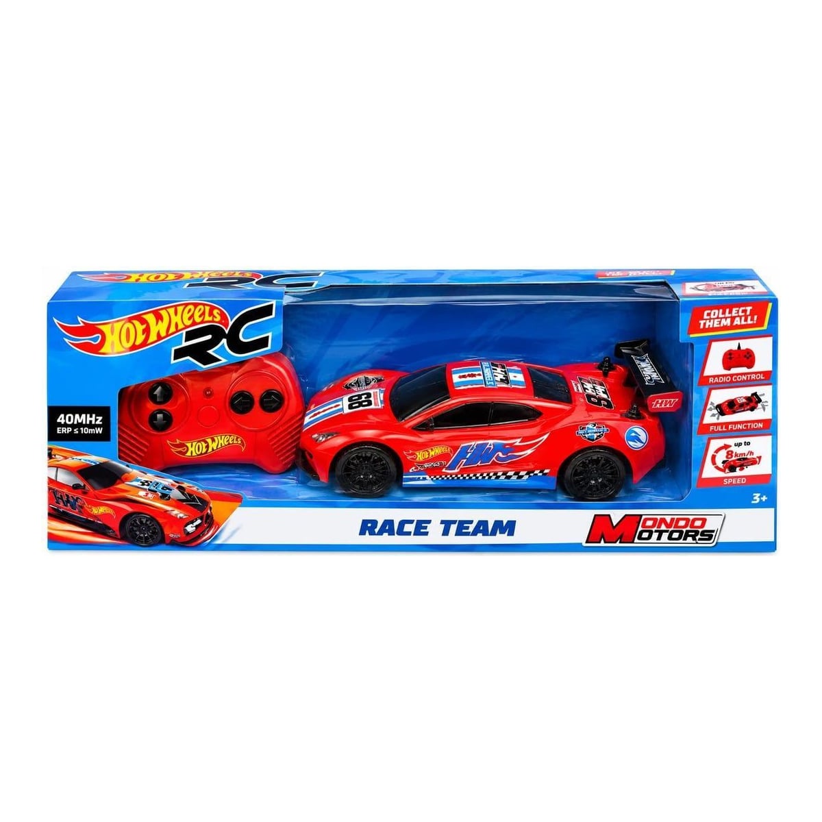 MONDO Masinuta Cu Telecomanda HOTWEELS,1:28,RACE Team, Rosie