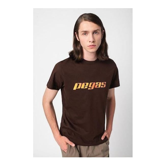 PEGAS Tricou Logo Orange Barbati Coffee-s