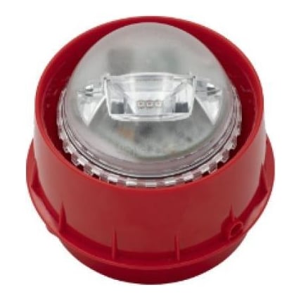 MORLEY Sirena Incendiu Rosie Cu LED