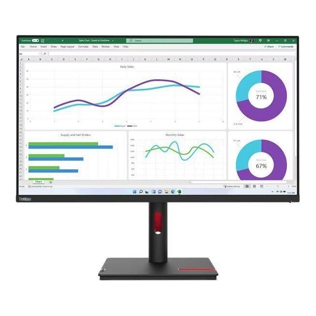 Lenovo ThinkVision T32h-30 32" IPS 2K QHD 3Y