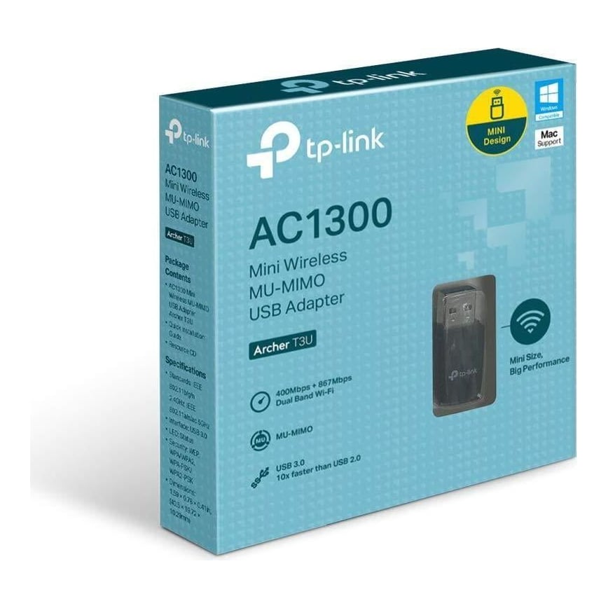 TP-Link Adapt USB3.0 AC1300 Dual-b