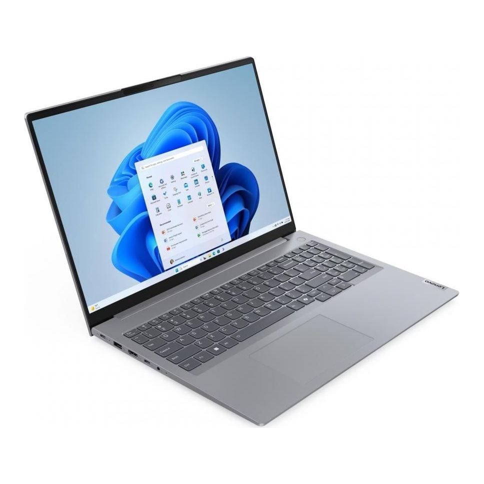 Laptop de business LENOVO ThinkBook 16 Gen 7, cu procesor Ryzen 3 7335U, 16'' WUXGA, 16GB, 512GB SSD, AMD Radeon 660M, Windows 11 Pro, 3 ani Garantie