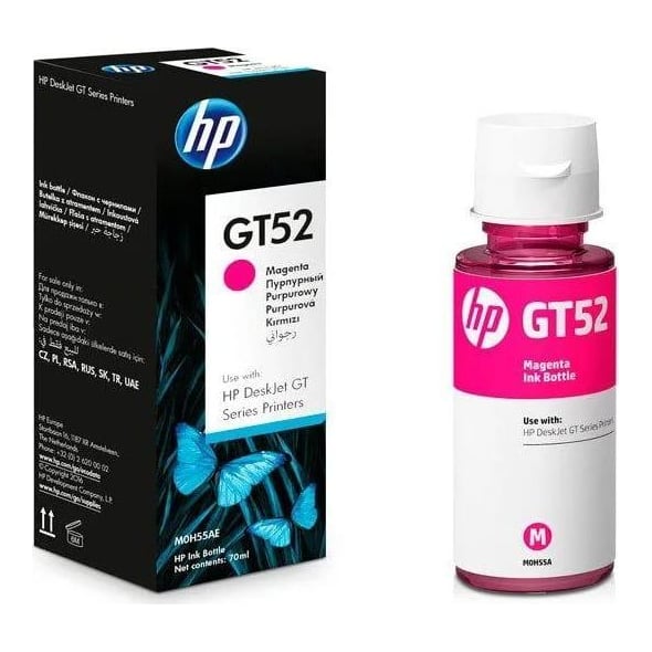 HP M0H55AE Magenta Inkjet Bottle GT52