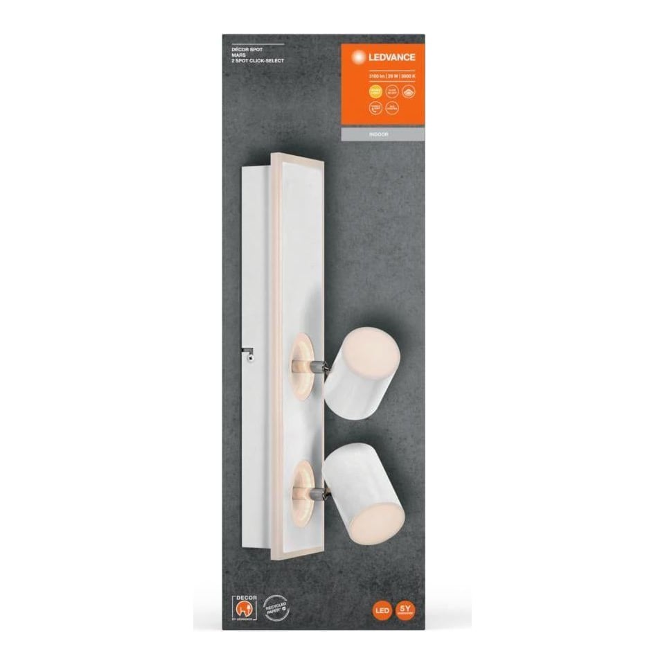 LEDVANCE Decor Spot Mars 408MM 29W Sel Wt Ledv