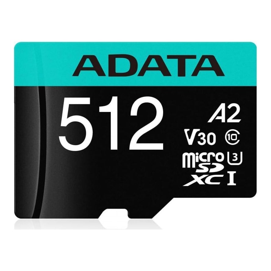 ADATA Microsdhc 512 GB AUSDX512GUI3V30SA2-RA1