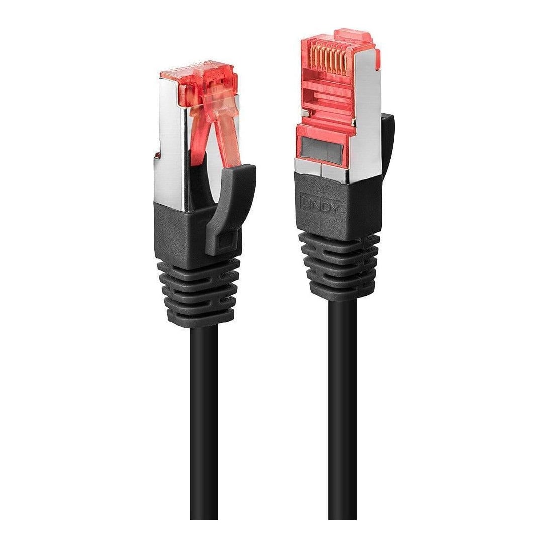 Cablu Lindy 1m Cat.6 S/FTP Network Black