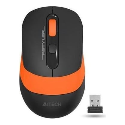 Mouse A4TECH FG10 Ws 2000DPI, Portocaliu