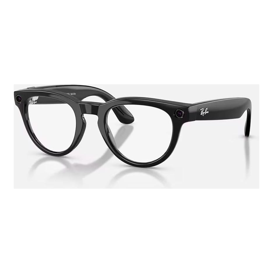 RAYBAN Ray-Ban Meta Headliner Gen 2 High Bridge FIT Shiny Black Graphite Green Transitions 50-23