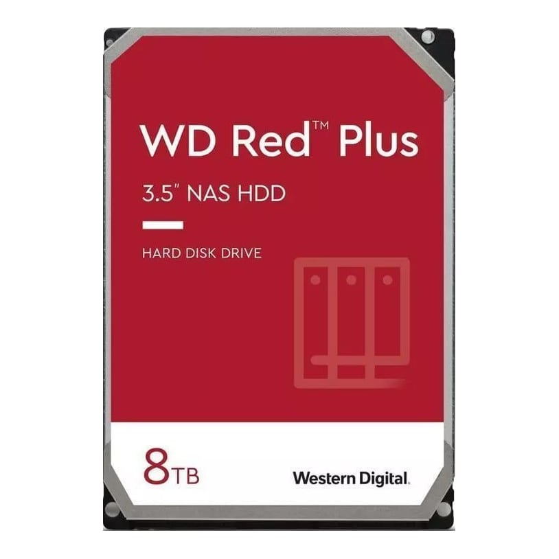 HDD WD 8 TB Sata-iii 5640 RPM 256 MB Red Plus