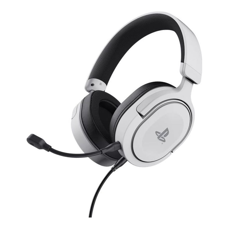 Casti Trust GXT 498W Forta cu fir, alb